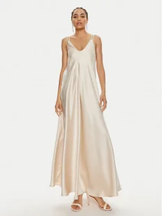 Imperial Sukienka wieczorowa AEXGHBA Écru Regular Fit - Sukienki - miniaturka - grafika 1