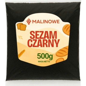 Sezam Czarny Łuskany 500g Sezam Ziarno Naturalny Jakość Premium
