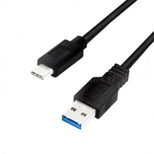 LogiLink USB-A - USB-C 2m czarny - Kable USB - miniaturka - grafika 1