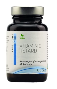 Life Light VITAMIN C RETARD 60 kapsułek WITAMINA C RETARD 552 LLF - Witaminy i minerały - miniaturka - grafika 1