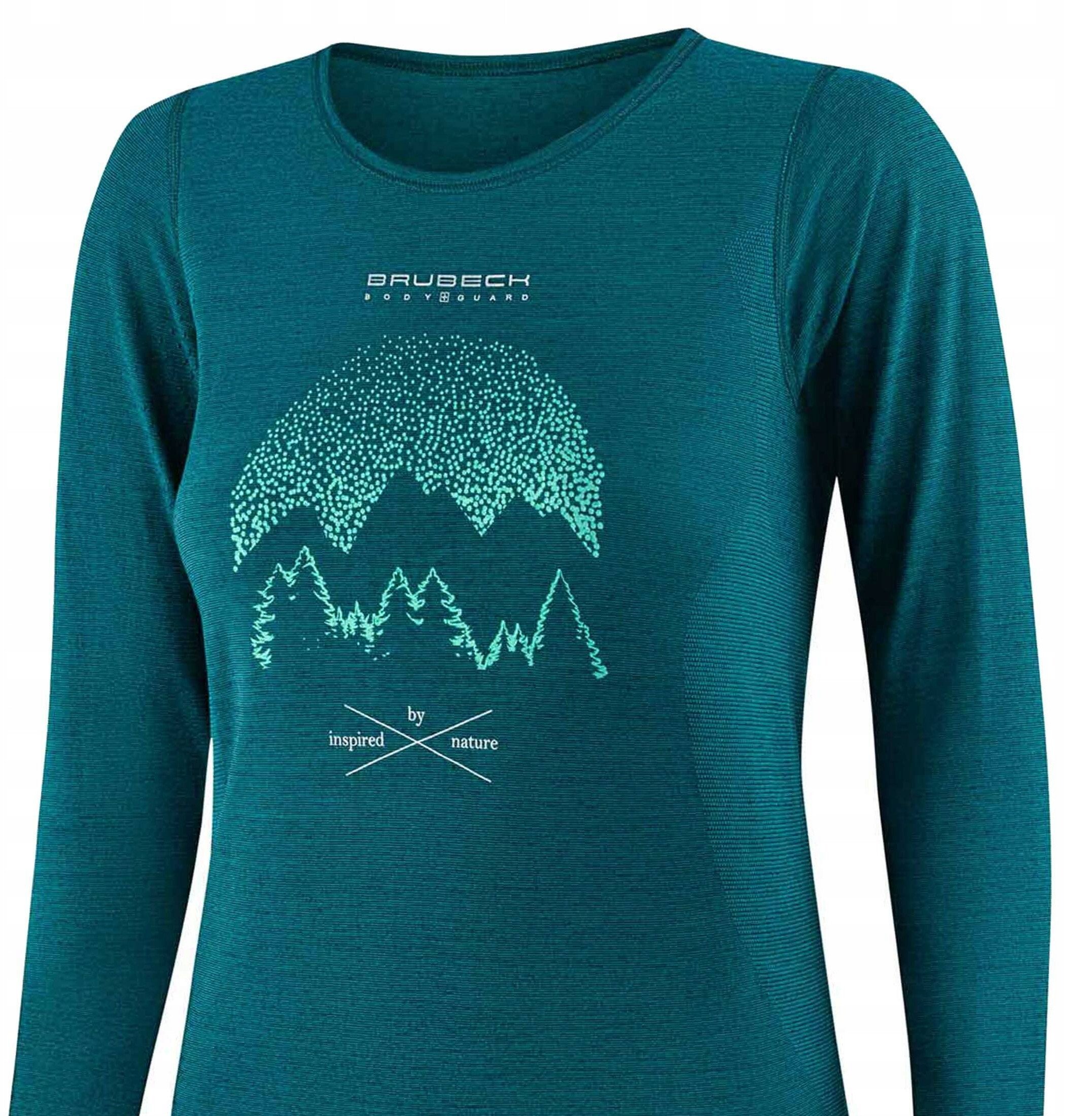 LS1415W Koszulka damska z długim rękawem OUTDOOR WOOL PRO zielony L - GÓRY 13