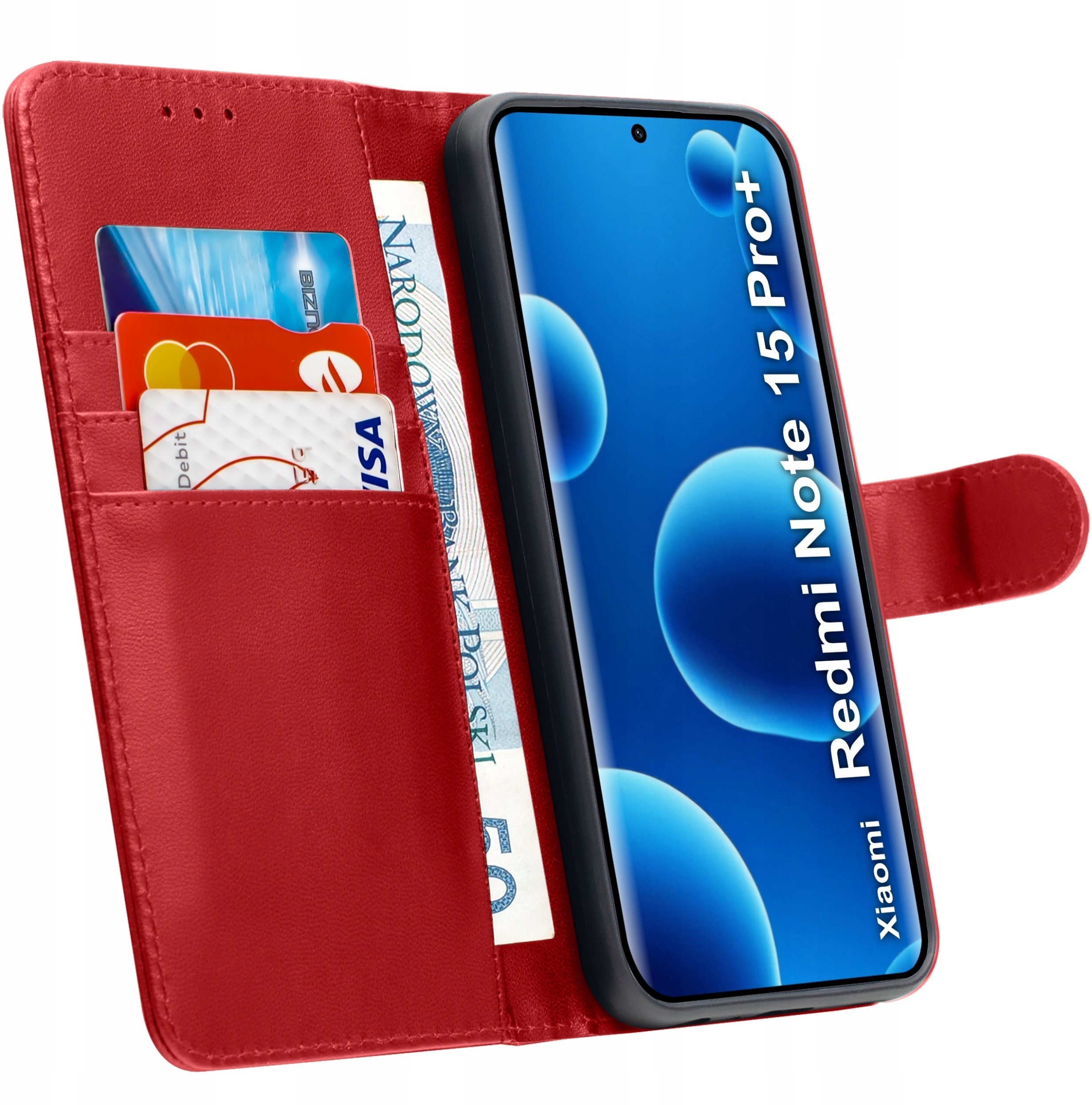 krainaGSM ETUI z klapką do Xiaomi Redmi Note 15 Pro+ Plus 5G Zamykane Magnetyczne