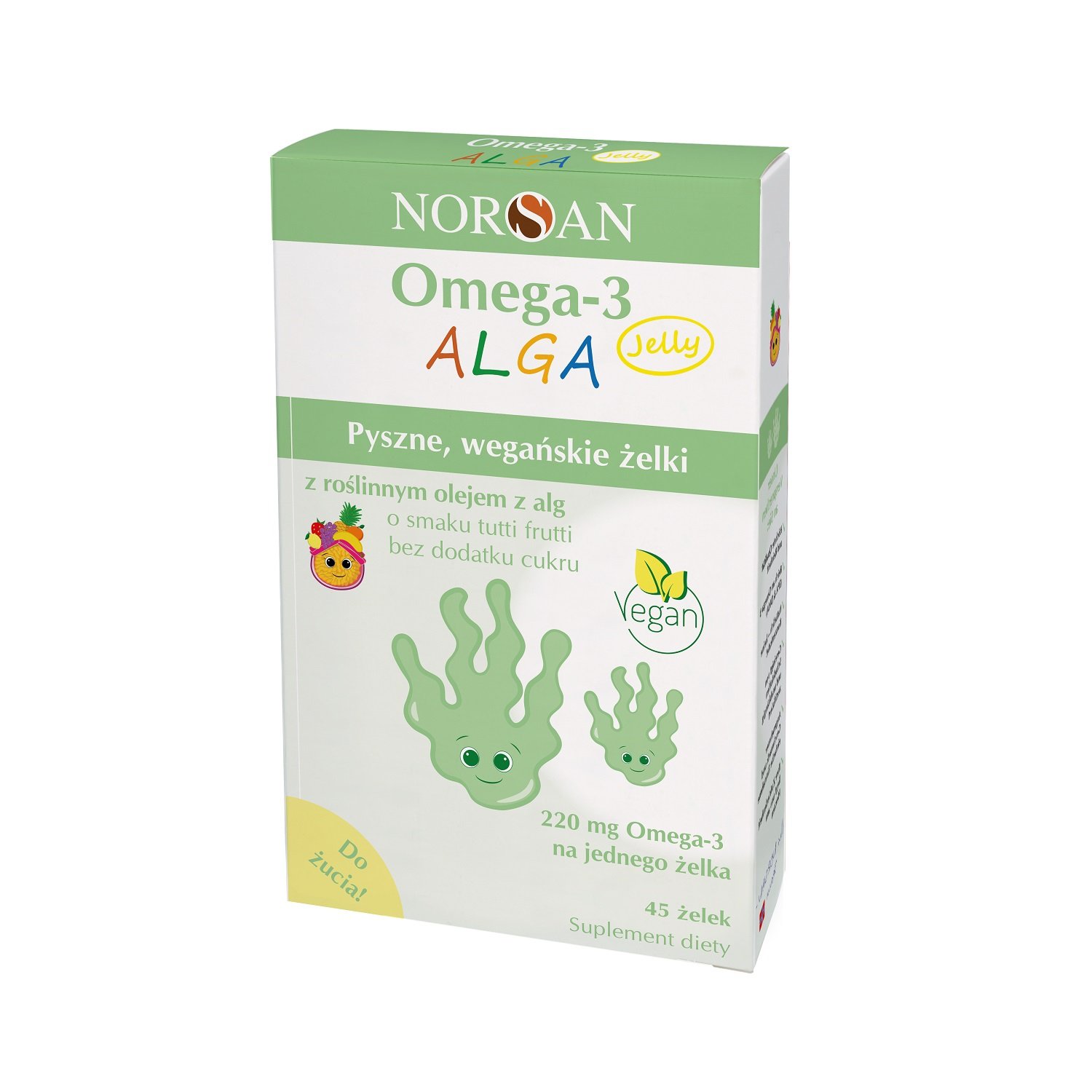 Norsan Omega-3 Alga Jelly żelki 45 szt.