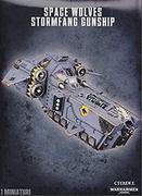 Gry bitewne - Games Workshop Space Wolves Stormfang Gunship (53-11) 99120101117 - miniaturka - grafika 1