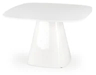 Stoły - Stół Lakierowany Nowoczesny Minimalistyczny do Salonu Biały 120 cm Flavio - miniaturka - grafika 1