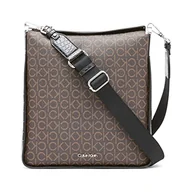 Torebki damskie - Calvin Klein Damskie Fay North/South Large Crossbody, brązowe/khaki/czarne logo, Brązowy/Khaki/Czarne Logo - miniaturka - grafika 1