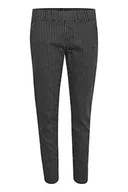 Paski - Krem CRLamie Pant Spodnie Cargo CR Lamie, Czarny & Biały Stripe, 36 Kobiet, Czarny i biały pasek, 34 - miniaturka - grafika 1