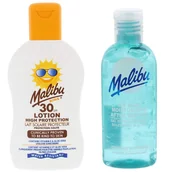 Kosmetyki kąpielowe dla dzieci - Malibu Balsam Dla Dzieci SPF30 200ml + Żel Po Opalaniu 100ml - miniaturka - grafika 1