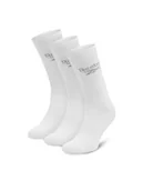 Skarpetki damskie - Reebok Zestaw 3 par wysokich skarpet unisex R0367-SS24 (3-pack) Biały - miniaturka - grafika 1