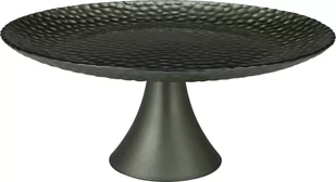 Patera Na Nóżce Zielona Ozdobna 28 Cm - Tace i patery - miniaturka - grafika 1