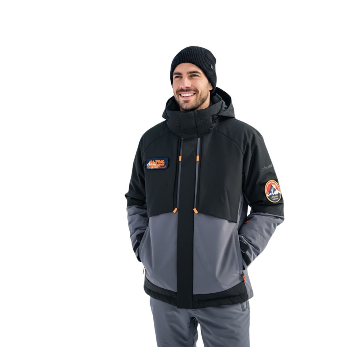 Kurtka męska Phenix Gtx zimowa narciarska szaro-czarna-L