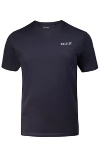 Granatowy t-shirt męski 4240-2100, Kolor granatowy, Rozmiar M, Mustang - Primodo.com - Koszulki męskie - miniaturka - grafika 1
