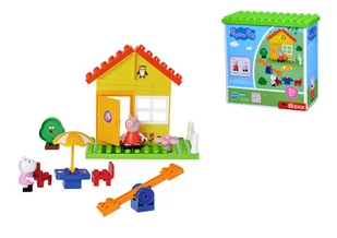 BIG Klocki Bloxx Świnka Peppa Domek Ogrodowy 18m+ - Klocki - miniaturka - grafika 1