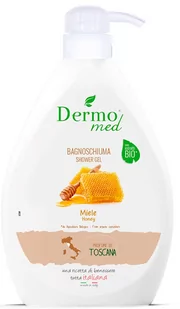 Dermomed Żel Pod Prysznic Honey 1L - Kosmetyki do kąpieli - miniaturka - grafika 1