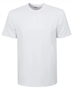 T-SHIRT Męski Klasyczna Koszulka Basic Bawełniana TOP BIAŁY 2XL Pako Jeans - Koszulki męskie - miniaturka - grafika 1