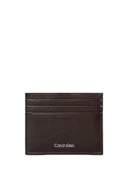 Etui na dokumenty i karty - Calvin Klein Męski FOIL Emboss EW etui na karty LV04D1060G uchwyt na karty, brązowy (CK ciemnobrązowy), jeden rozmiar, Brązowy (Ck ciemnobrązowy), Rozmiar Uniwersalny - miniaturka - grafika 1