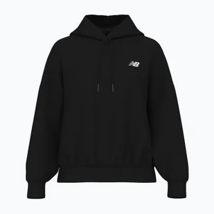 Bluza damska New Balance Reimagine Fleece Hoodie black - Bluzy damskie - miniaturka - grafika 1