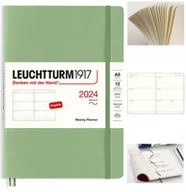 Kalendarze - LEUCHTTURM1917 Planer kalendarz książkowy A5 tyg. - miniaturka - grafika 1