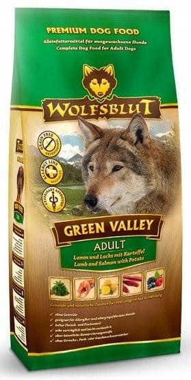 Wolfsblut Wolfsblut Green Valley Karma Dla Psa Jagnięcina Łosoś 12,5kg