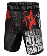 Spodenki męskie - Spodenki kompresyjne PIT BULL BLOOD DOG 2 czarne-XXL - miniaturka - grafika 1
