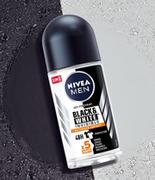 Dezodoranty i antyperspiranty dla kobiet - Nivea black white antyperspirant w kulce 50ml - miniaturka - grafika 1