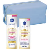 Zestawy kosmetyków damskich - NIVEA CELLULAR LUMINOUS Zestaw Krem na przebarwienia + Serum + Kosmetyczka - miniaturka - grafika 1