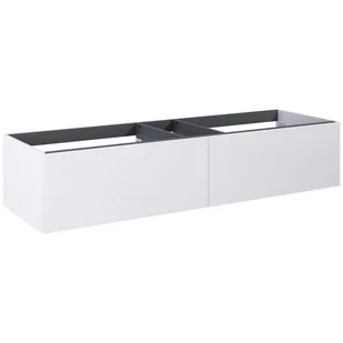 Szafka łazienkowa pod umywalkę Elita Look 160 cm biały połysk RE081604028060 - Szafki łazienkowe - miniaturka - grafika 1