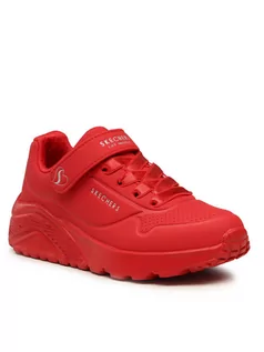 Buty dla dziewczynek - Skechers Sneakersy Uno Lite 310451L/RED Czerwony - grafika 1