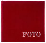 Albumy fotograficzne - Album kieszeniowy 200 zdjęć 10x15 Foto Decor bordo - miniaturka - grafika 1