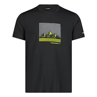 Koszulki męskie - CMP T-Shirt męski, Antracyt - siarka, 46, Antracyt-siarka, 42 - miniaturka - grafika 1