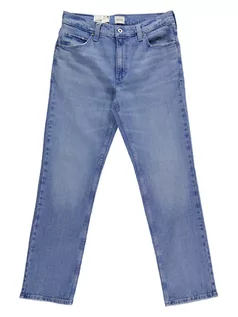 Spodnie męskie - Mustang Dżinsy - Straight fit - w kolorze niebieskim - grafika 1