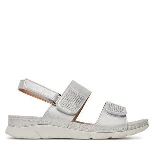 Sandały Clara Barson WS040801-01 Srebrny - Sandały damskie - miniaturka - grafika 1