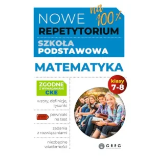 Nowe Repetytorium - szkoła podstawowa. Matematyka, kl. 7-8 - 2026 - Roman Gancarczyk - książka - Podręczniki dla szkół podstawowych - miniaturka - grafika 1