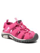 Buty dla dziewczynek - Regatta Sandały Peppa Sandal RKF712 Różowy - miniaturka - grafika 1