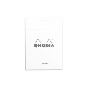 Blok Rhodia N°12 8,5x12 cm, linie, biały - Notesy i bloczki - miniaturka - grafika 1