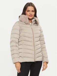 Geox Kurtka puchowa Calithe W4626T T3122 F5025 Beżowy Regular Fit - Kurtki damskie - miniaturka - grafika 1
