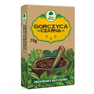 Dary Natury Gorczyca czarna - 70g 02529 - Przyprawy i zioła sypkie - miniaturka - grafika 1