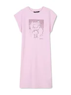 Sukienki i spódniczki dla dziewczynek - Karl Lagerfeld Kids Sukienka codzienna Z30456 S Różowy Regular Fit - miniaturka - grafika 1