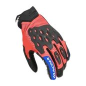 Rękawice motocyklowe - Rękawice Motocyklowe Macna Tanami Czerwony/Czarny/Złamany BiałyXL - miniaturka - grafika 1