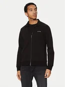 Bluzy męskie - Calvin Klein Bluza K10K114487 Czarny Regular Fit - miniaturka - grafika 1