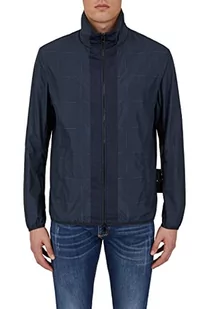 Armani Exchange Męska kurtka z logiem liniowym, z boku, Otwarta przestrzeń zewnętrzna, XL - Kurtki męskie - miniaturka - grafika 1