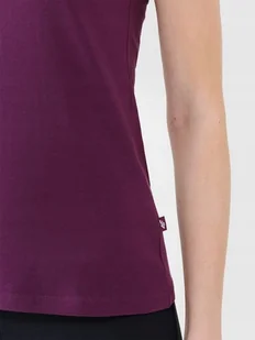Koszulka Damska 4F T-shirt Bluzka Bawełniana Dekolt w Serek F1990-50S-M - Bluzki damskie - miniaturka - grafika 1