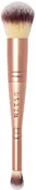 Pędzle do makijażu - Stila Dual-Ended F&C Brush - pędzel do podkładu i brązera - miniaturka - grafika 1