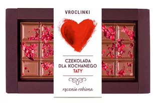 Czekolada mleczna z żurawiną - serce dla taty - Czekolada - miniaturka - grafika 1