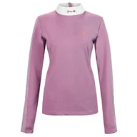 Koszulki jeździeckie - Koszulka konkursowa EQ.QUEEN Charlotte 23AW damska różowa, rozmiar: XL - miniaturka - grafika 1