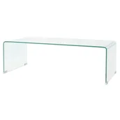 Ławy i stoliki kawowe - Stolik kawowy, szkło hartowane 100x48x33 cm - miniaturka - grafika 1