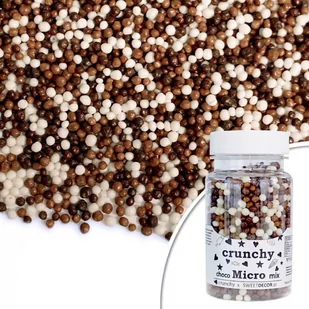 Posypka CHRUPKI W CZEKOLADZIE micro mix Sweet Decor, 40 g - Dodatki do ciast w proszku - miniaturka - grafika 1