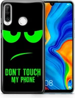 Etui i futerały do telefonów - Etui na telefon komórkowy dla serii Apple Google Pixel Etui ochronne Bumper Case Ultra Thin, Model: Apple iPhone SE 2020, Wybierz projekt: Dont Touch My Phone Green - miniaturka - grafika 1