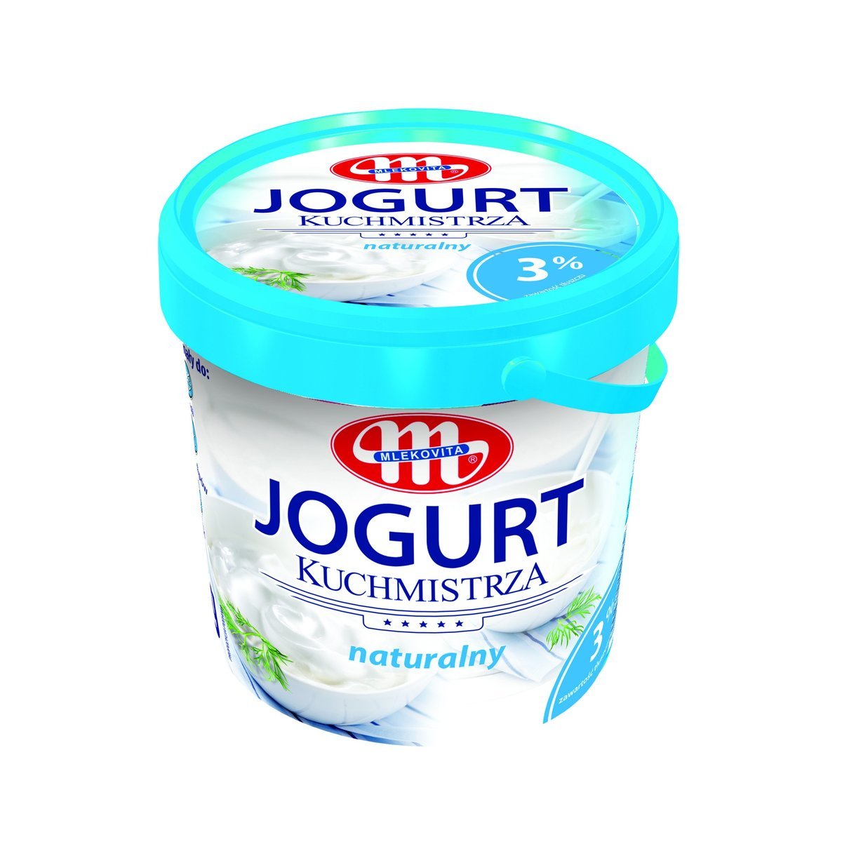 Jogurt naturalny Kuchmistrz 3% tłuszczu 1 kg