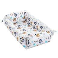 Łóżeczka i kojce - Prostokątne łóżeczko turystyczne dla dziecka, mata dla dziecka 100x60cm - miniaturka - grafika 1